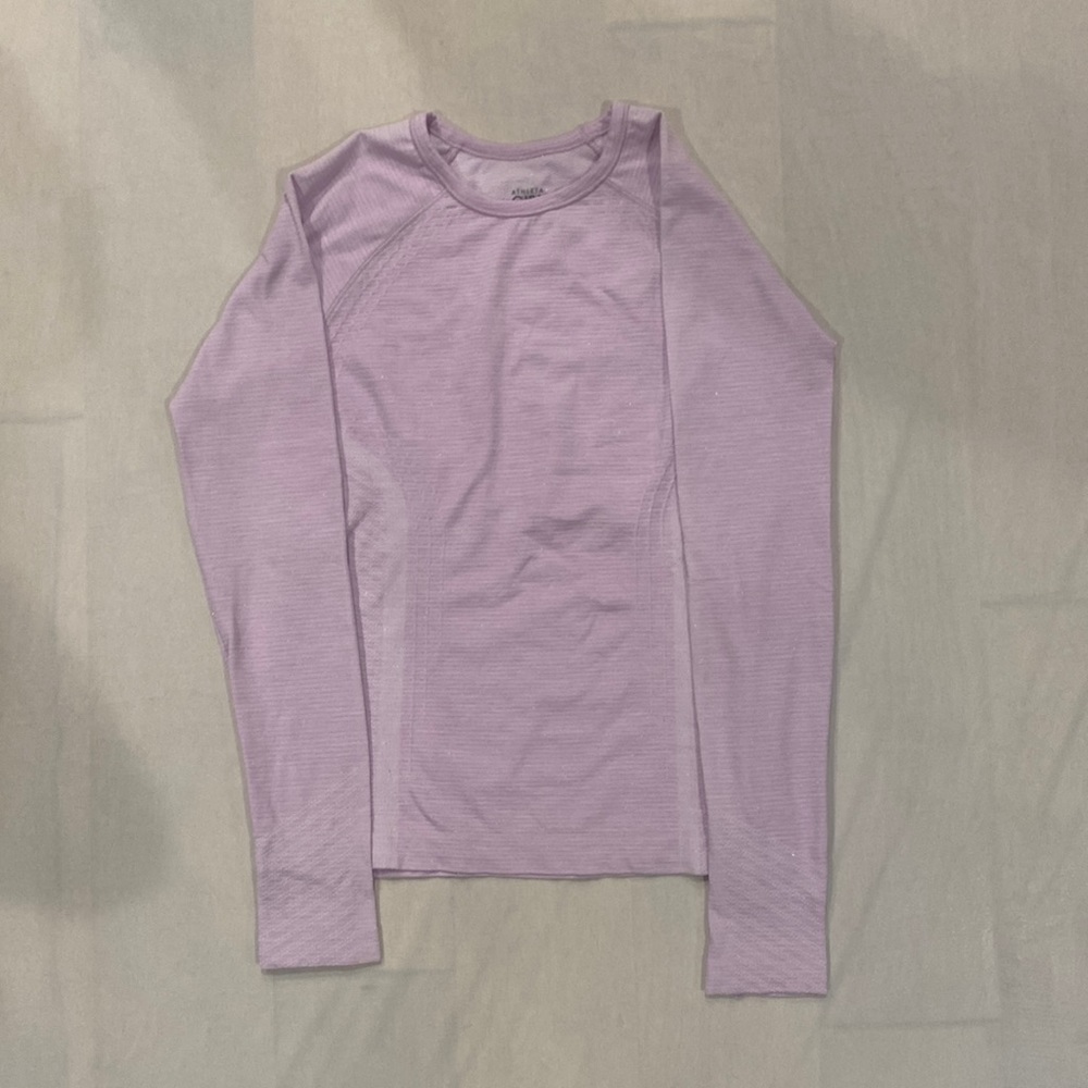 Athleta purple glitter top size M (8/10)